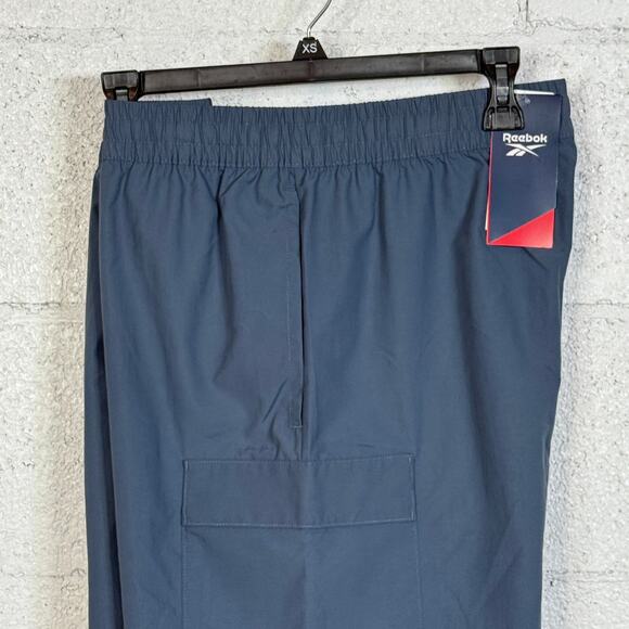 Reebok Men's Classics Uniform Regular-Fit 9" Cargo Shorts blue grey L MSRP $50 - Picture 3 of 8